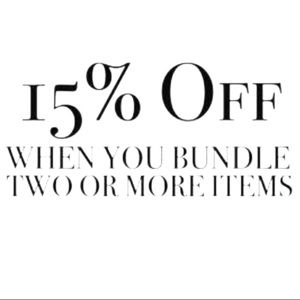 15% off when you bundle 2+ items!!